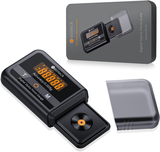 Turntable Stylus Force Gauge, 0.005g Precision, Touch Screen LCD, Nonmagnetic