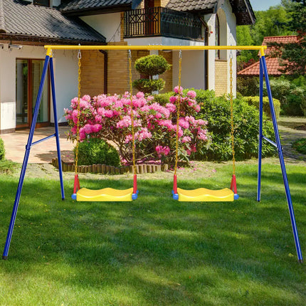 Extra Large Swing Stand 660 LBS Heavy Duty Metal Swing Frame Outdoor Set