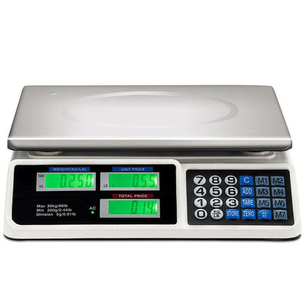 66LB Digital Price Computing Retail Scale with Counting Function & Display