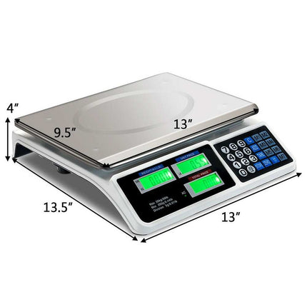 66LB Digital Price Computing Retail Scale with Counting Function & Display