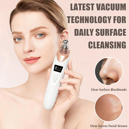 2026 Blackhead Remover Vacuum with Adjustable Suction & USB Charging
