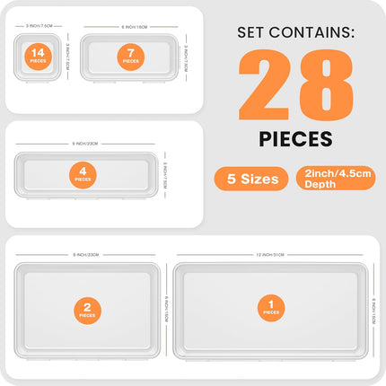 Military Grade Drawer Organizer – Makeup, Vanity & Bathroom Storage