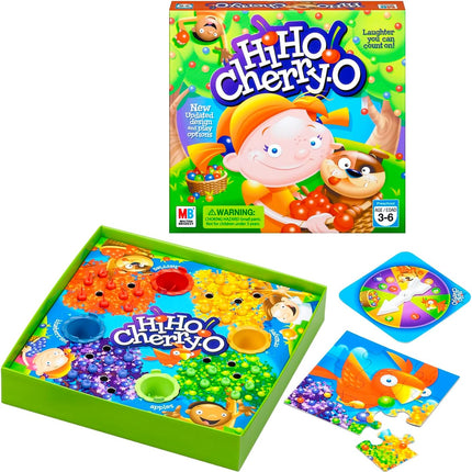 Hi Ho Cherry-O Board Game for Kids Ages 3+ Family Game 2-4 Players
