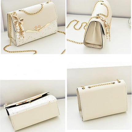 Small Retro Messenger Bag for Women Crossbody Shoulder Clutch Purse