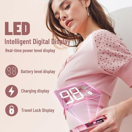 Dual Head Electric Bikini Trimmer Women IPX7 Waterproof Lady Shaver LED Display