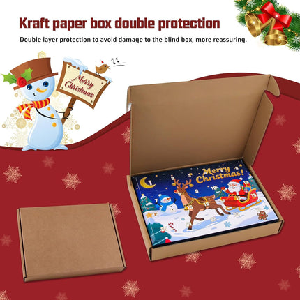 Christmas Advent Calendar – 24-Day Countdown with Glowing Resin Figurines