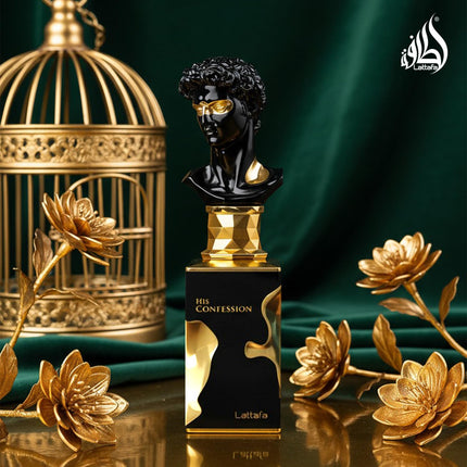 Lattafa His Confession Perfume for Men 100ml Eau de Parfum Oriental Woody Fragrance