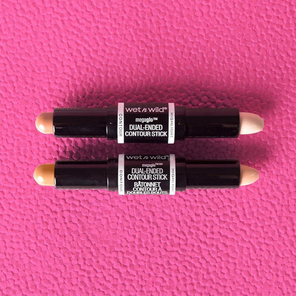 MegaGlo Dual-Ended Contour Stick – Light Medium, Cruelty-Free
