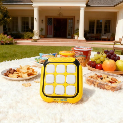 6-in-1 Electronic Tic Tac Toe Handheld Puzzle Game Portable Travel Toy