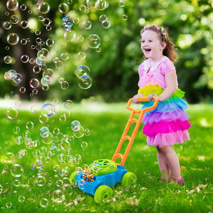 Bubble Lawn Mower Toy for Toddlers Ages 1-3, Outdoor Summer Fun Gift