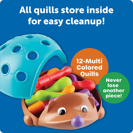 Toddler Spike Hedgehog Toy with Shape Matching Fine Motor Skills Game