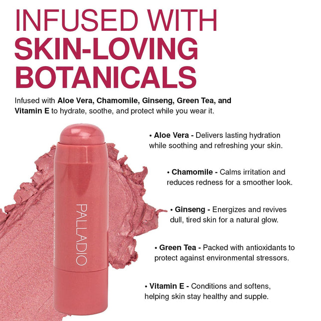 I'm Blushing 2-in-1 Cheek & Lip Tint, Buildable Cream Blush Stick, Dainty Shade