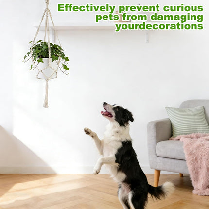 2 Pack Macrame Plant Hangers 34"/41", Hanging Planter Holders with Hooks