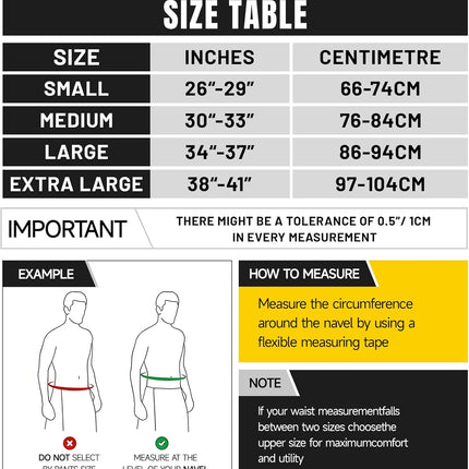 Powerlifting Weight Belt & Dip Belt Combo for Pull Up Squat Strength Training