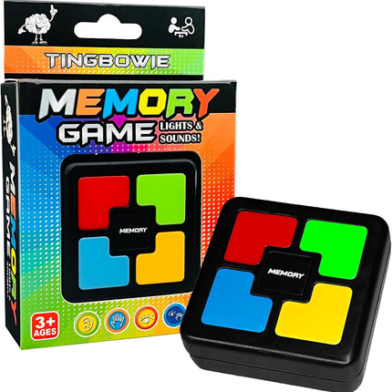 Lights Up Memory Game – Handheld Electronic Toy with Sounds & Colors