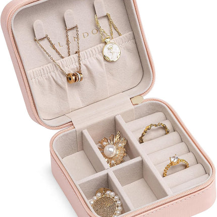 Mini Jewelry Organizer Travel Case for Women Teen Girls Bridesmaid Gift