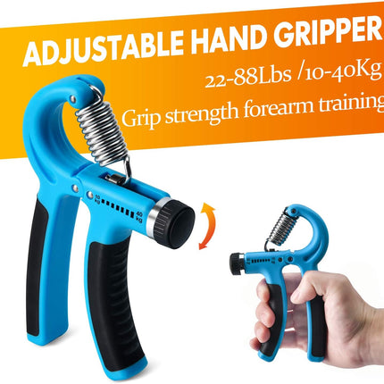 7-Piece Grip Trainer – Finger Exerciser, Resistance Bands & Hand Strength Ring