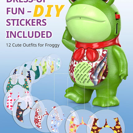 2-Pack Kids Walkie Talkies – Rechargeable Frog Toys for Ages 3-8