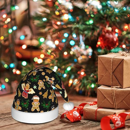 Adult Unisex Santa Hat – Custom Christmas Hat for Holiday Events & New Year Parties