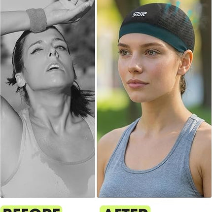 3 Pack Cooling Skull Cap for Men Women Sports Helmet Liner Beanie