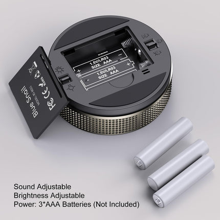 Kitchen Timer with LED Display – Adjustable Volume & Brightness for Home & Office (Guncolor)