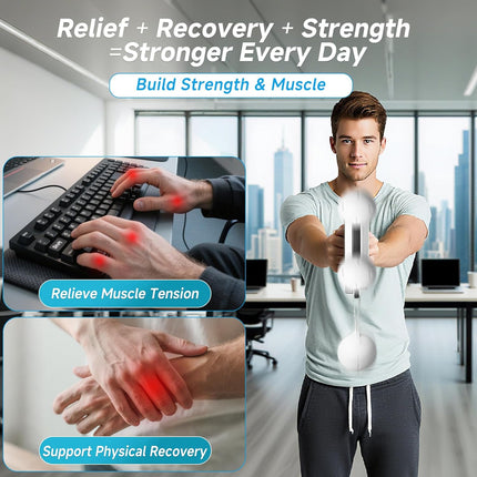 Arm and Shoulder Trainer – 360° Hand-Crank Forearm Exercise for Home & Gym Workouts