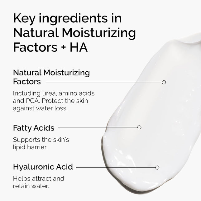 Natural Moisturizing Factors + Hyaluronic Acid – Lightweight Skin Hydrator