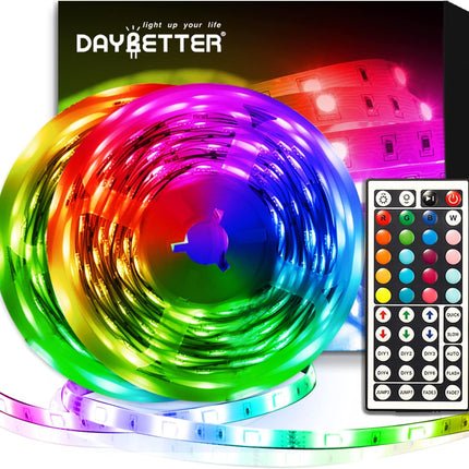 32.8FT LED Strip Lights, Color Changing Tape Lights Kit with Remote & Power Supply