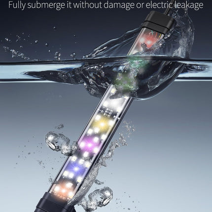 8 Inch 5W Aquarium LED Light Full Spectrum 24/7 Timer Adjustable Brightness Multicolour