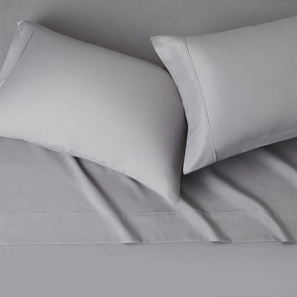 Luxury Microfiber 4 Piece Bed Sheet Set, Soft Wrinkle-Free Deep Pocket Full Gray