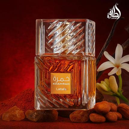 Lattafa Khamrah Eau de Parfum 100ml Unisex Vanilla Amber Warm Spicy Fragrance