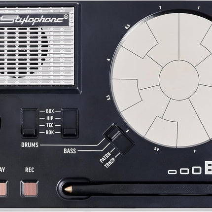Beat Compact Stylus Drum Machine – 4 Drum Kits & 4 Bass Sounds, Loop Maker