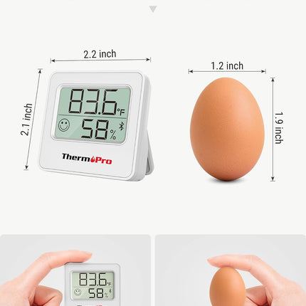 TP357 Bluetooth Temperature Humidity Meter with Smart App Control Sensor