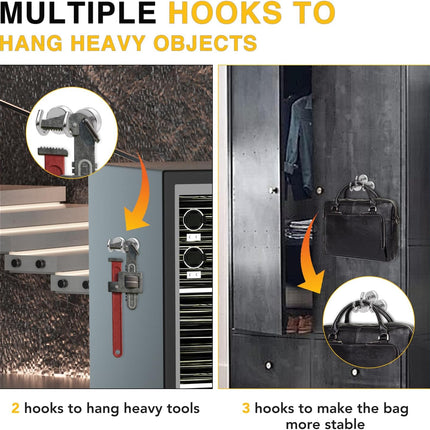 20-Pack Strong Magnet Hooks – 30lb+ Heavy Duty Hanging for Fridge & More