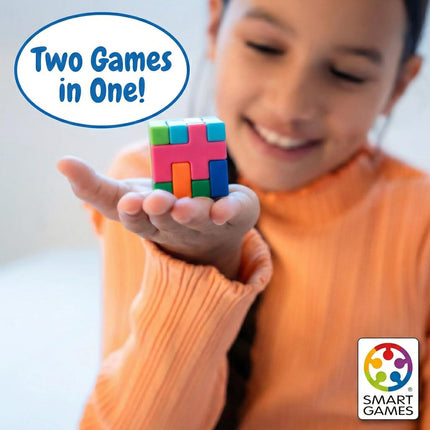IQ Quub STEM Logic Puzzle 120 Challenges Travel Brain Game Ages 6+