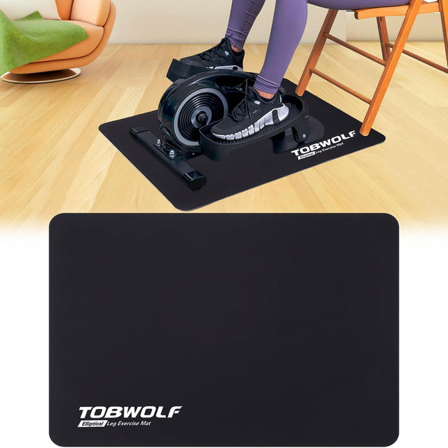 Non-Slip Workout Mat for Ellipticals – Floor Protection for Under Desk Machines