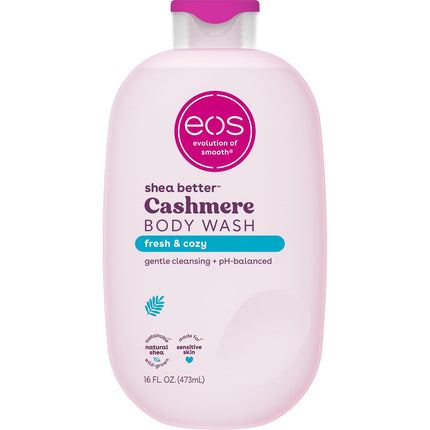 Cashmere Body Wash Fresh & Cozy, Creamy Gel with Shea Butter, 16 fl oz