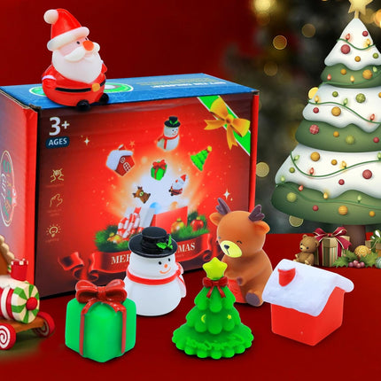 6-Pack Christmas Bath Toys – Light-Up Floating Toys for Toddlers 1-3, Fun Bath Time for Kids