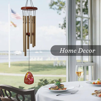 Sister Gift Wind Chimes, Butterfly Birthday & Wedding Gift for Sister-in-Law