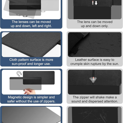 Car Sun Visor Extender, Magnetic Mount, UV & Glare Protection for Safe Driving