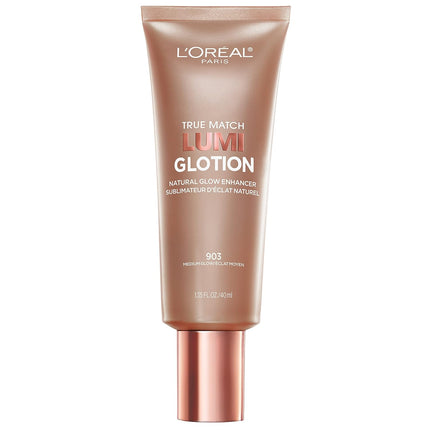 True Match Lumi Glotion 903 Medium, Natural Glow Enhancer & Illuminating Highlighter, 1 Count