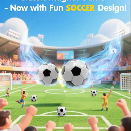 Soccer Magnetic Game with String 20 Football Stones Family Strategy Game