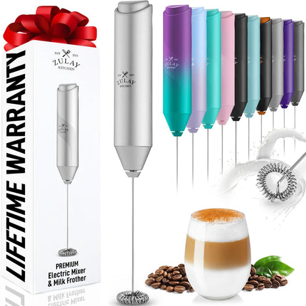FrothMate Handheld Milk Frother, Portable Foam Maker for Lattes & Cappuccinos