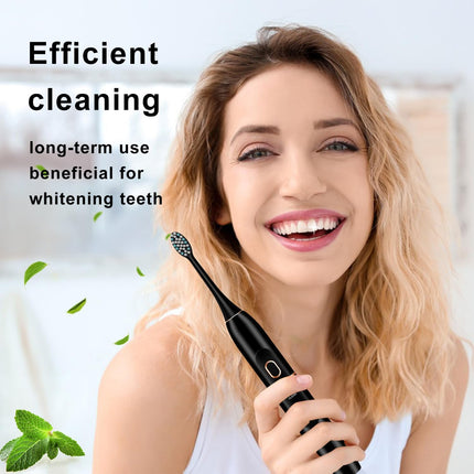 Electric Toothbrush Set – 8 Brush Heads, 4 Modes, Travel Case, 60-Day Battery