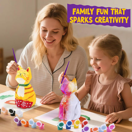 Arts & Crafts Cat Lamp Kit – Birthday & Easter Gifts for Kids 6-12