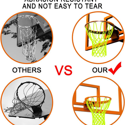 Glow Basketball Net – Luminous Outdoor Nightlight, Portable & Sun-Powered