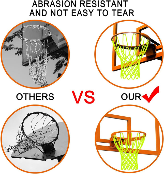 Glow Basketball Net – Luminous Outdoor Nightlight, Portable & Sun-Powered