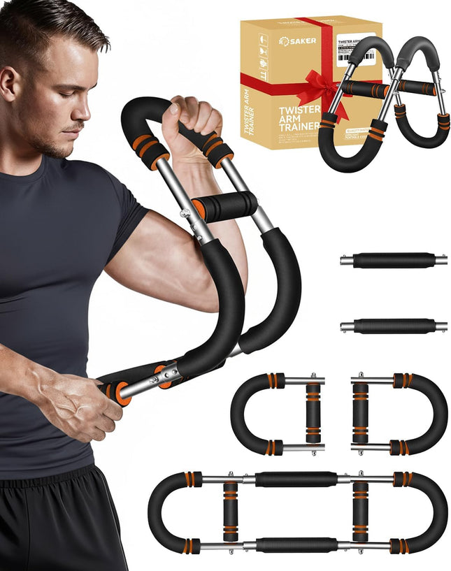 2026 Saker PowerTwist Arm Trainer – Adjustable Strengthener for Arms & Chest