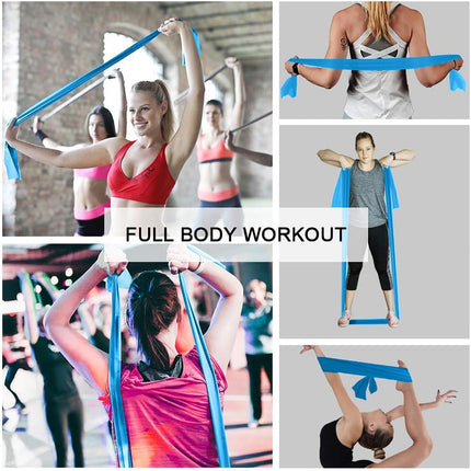 Professional Non-Latex Resistance Bands – Long Stretch Exercise Bands for Workouts