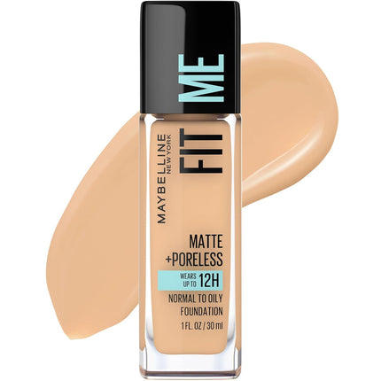 Fit Me Matte + Poreless Liquid Foundation Natural Beige 1 Count